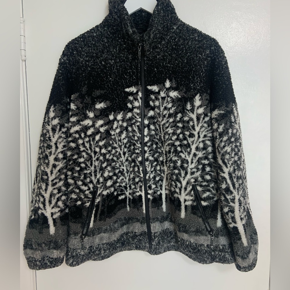 Vintage Forest Sherpa sweater